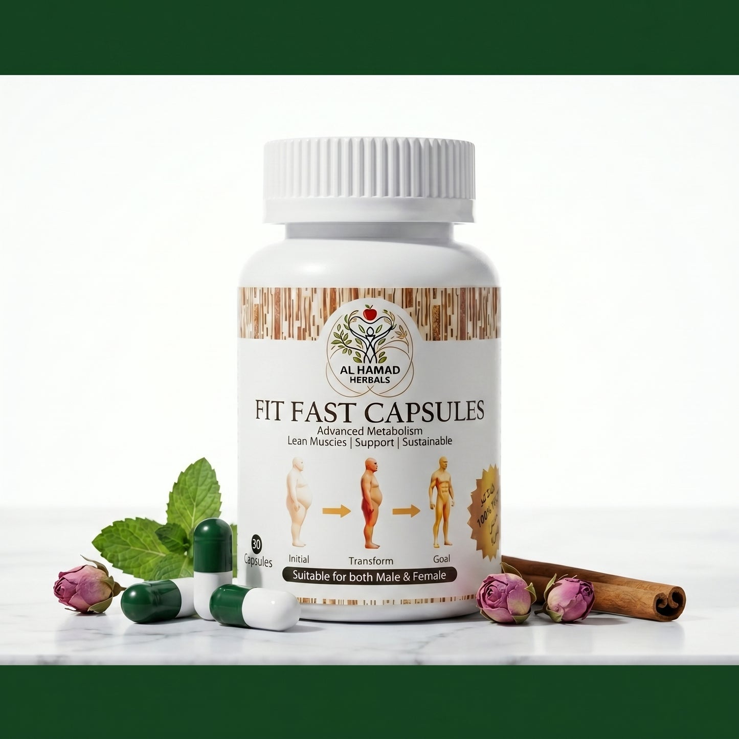 Fit Fast Capsules - Lose Weight Naturally (30-Day Supply)